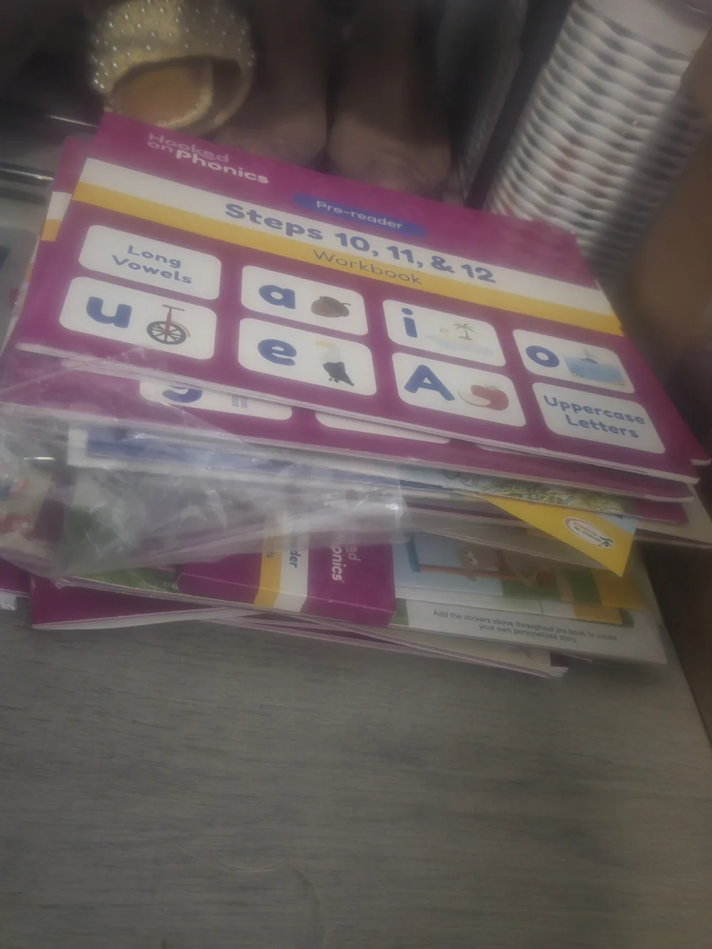 Pre Reader Phonics Steps 1-12 Workbooks And Book - Numbers And Counting Step1-12